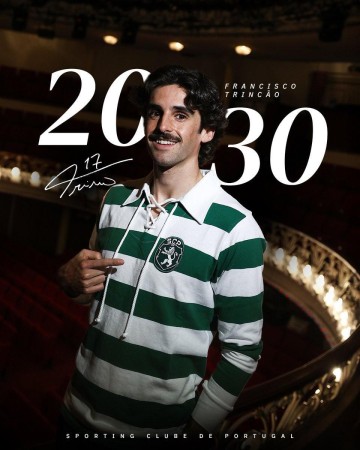 kaiyun-官方：26岁葡萄牙国脚特林康与葡萄牙体育续约至2030年